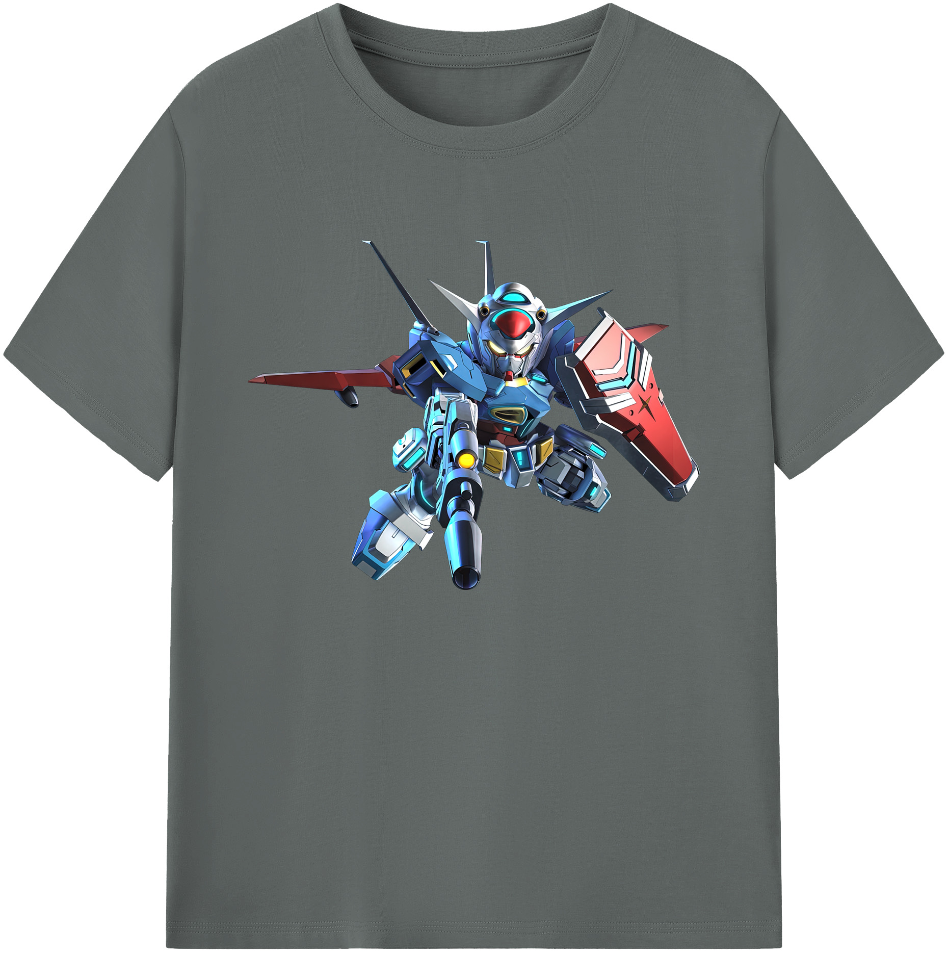 （画像用） 機動戦士ガンダム Mobile Suit Gundam 綿100％ メンズ半袖Tシャツ｜肌触りやわらか＆通気性